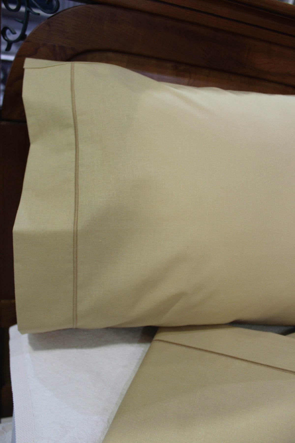 Jogo Cama Super King 200x200 100%Algodão Amarelo