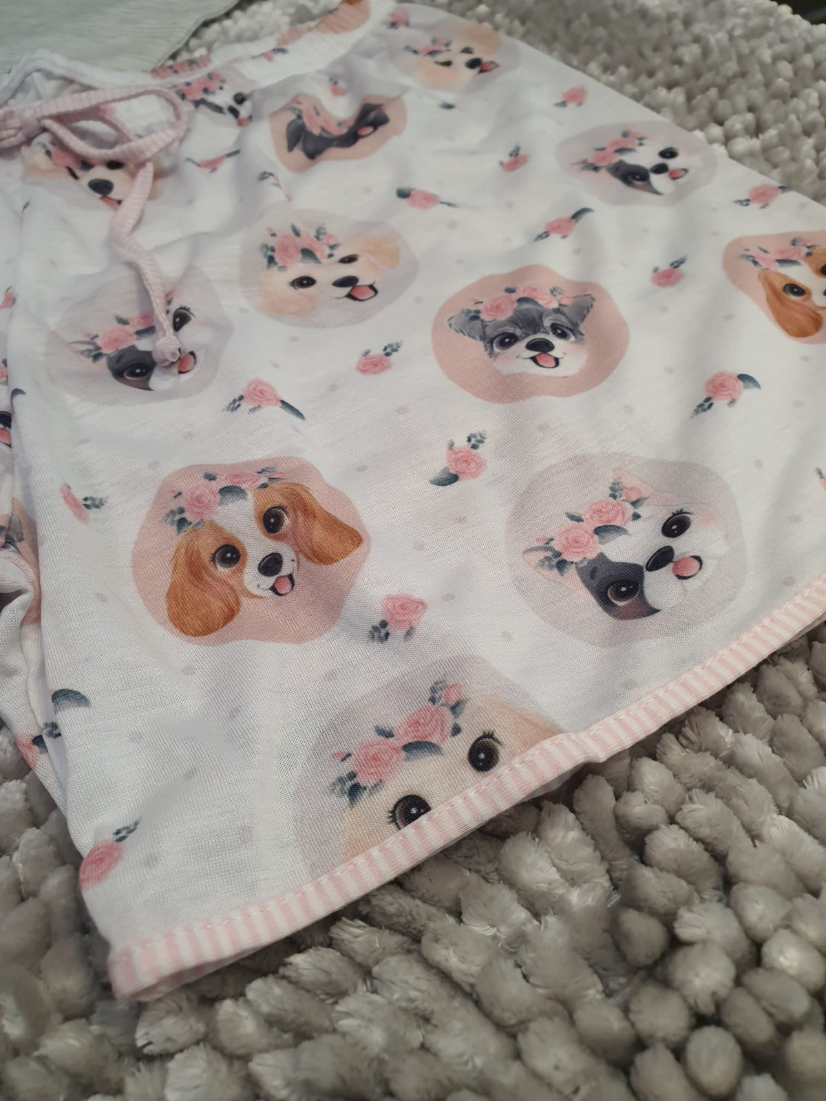 Pijama Senhora Calção 100%Algodão