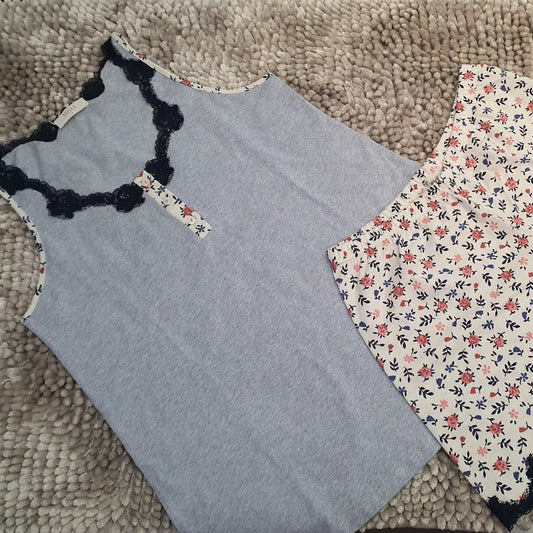 Pijama Senhora Calção 100%Algodão