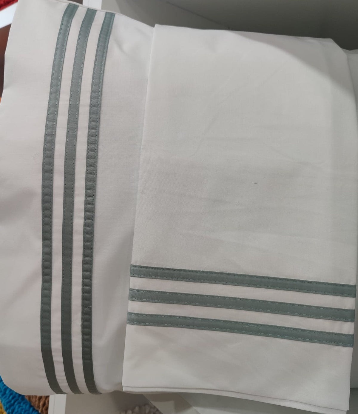 Jogo Cama Casal Percal 200fios 100%algodão Verde